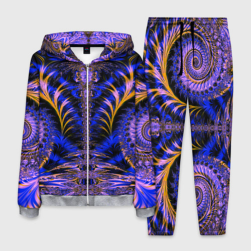 Мужской костюм Оптический визуальный стиль / 3D-Меланж – фото 1