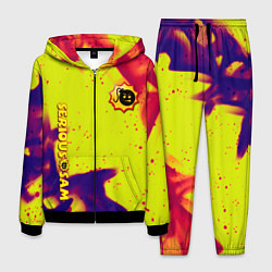 Костюм мужской Serious Sam flame yellow, цвет: 3D-черный
