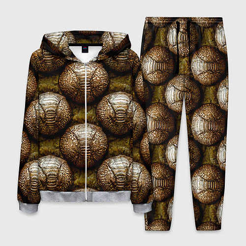 Мужской костюм Броненосцы / 3D-Меланж – фото 1