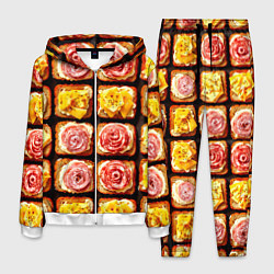 Костюм мужской Бутерброды, цвет: 3D-белый