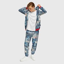 Костюм мужской Персонажи аниме на пэчворк, цвет: 3D-красный — фото 2