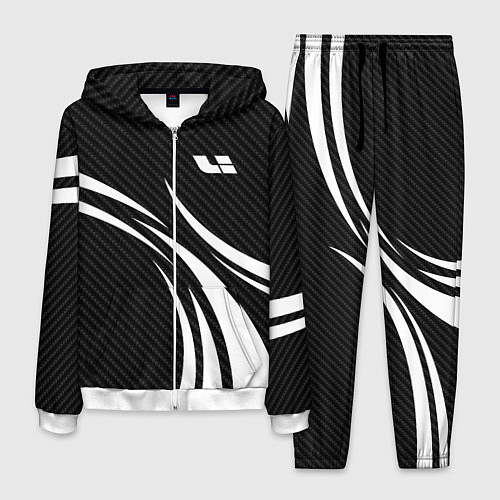 Мужской костюм Lixiang - carbon black / 3D-Белый – фото 1