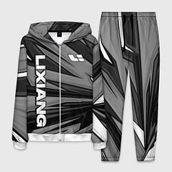 Костюм мужской Lixiang - монохромный серый, цвет: 3D-белый