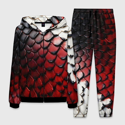 Мужской костюм Змеиная броня / 3D-Черный – фото 1
