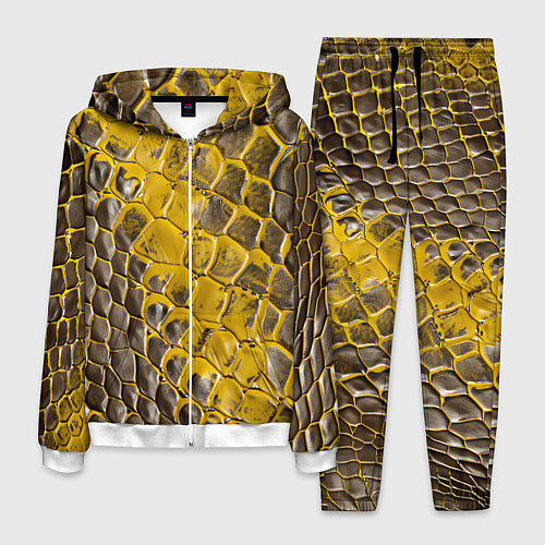 Мужской костюм Красивая кожа змеи / 3D-Белый – фото 1