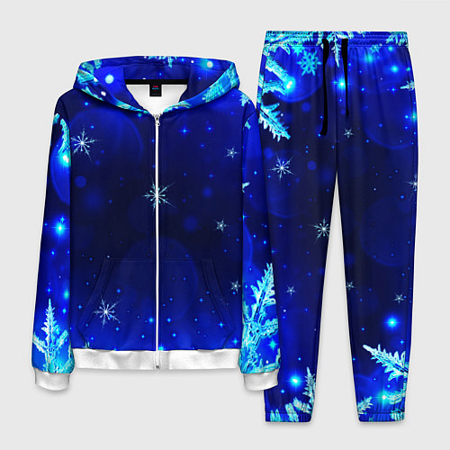 Мужской костюм Снежный узор / 3D-Белый – фото 1