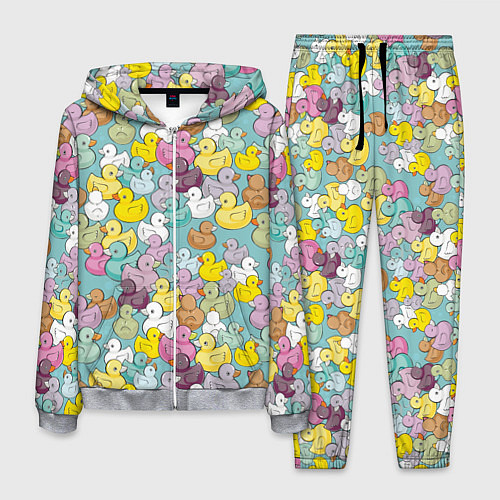 Мужской костюм Уютные уточки / 3D-Меланж – фото 1