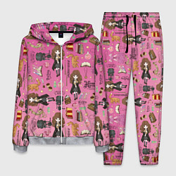 Костюм мужской Паттерн с Гермионой из Гарри Поттер, цвет: 3D-меланж