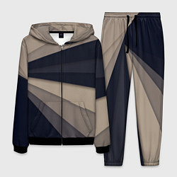 Костюм мужской Фрактальные линии, цвет: 3D-черный