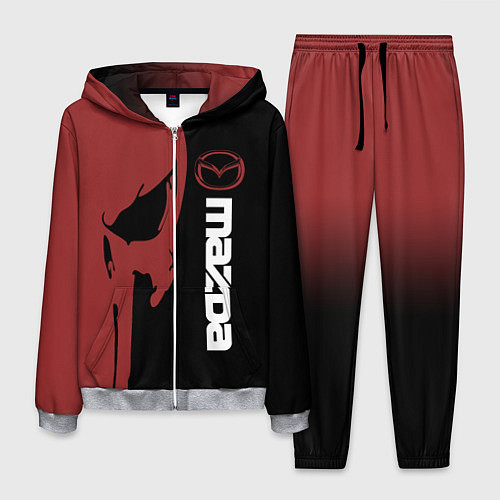 Мужской костюм Mazda и череп / 3D-Меланж – фото 1