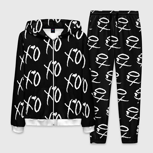 Мужской костюм The Weeknd XO / 3D-Белый – фото 1