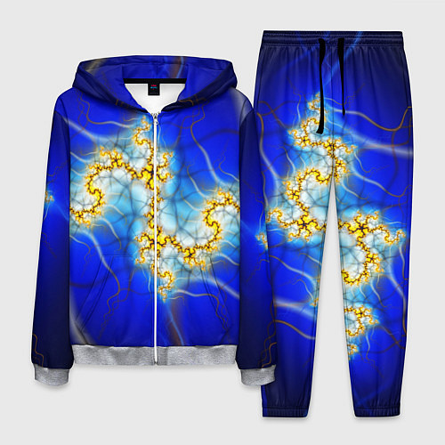 Мужской костюм Фрактальный узор мерцание / 3D-Меланж – фото 1