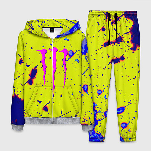 Мужской костюм Monster energy краски / 3D-Меланж – фото 1