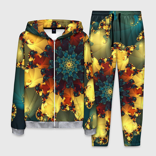 Мужской костюм Психоделика / 3D-Меланж – фото 1