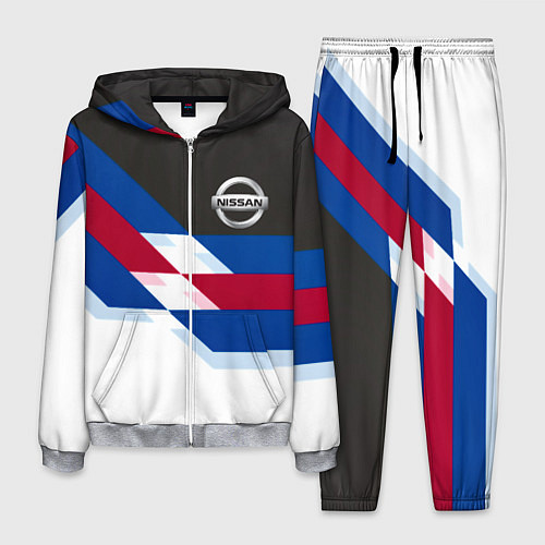 Мужской костюм Nissan geometry steel / 3D-Меланж – фото 1