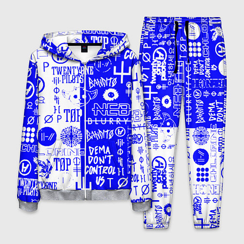 Мужской костюм Twenty one pilots лого / 3D-Меланж – фото 1