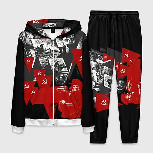 Мужской костюм Советская экономика - Владимир Ленин / 3D-Белый – фото 1