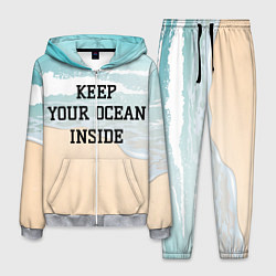 Мужской костюм Keep your ocean inside