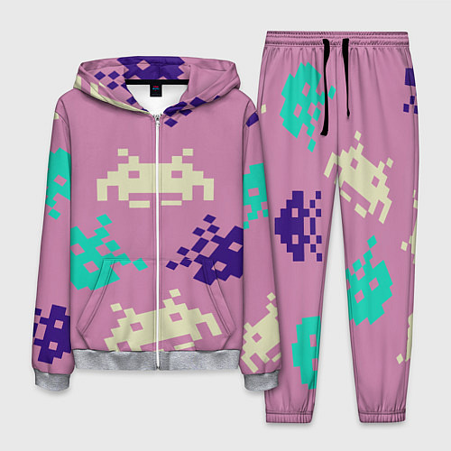 Мужской костюм Пиксели фильтр / 3D-Меланж – фото 1