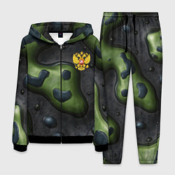 Костюм мужской Объемный абстрактный камуфляж, цвет: 3D-черный