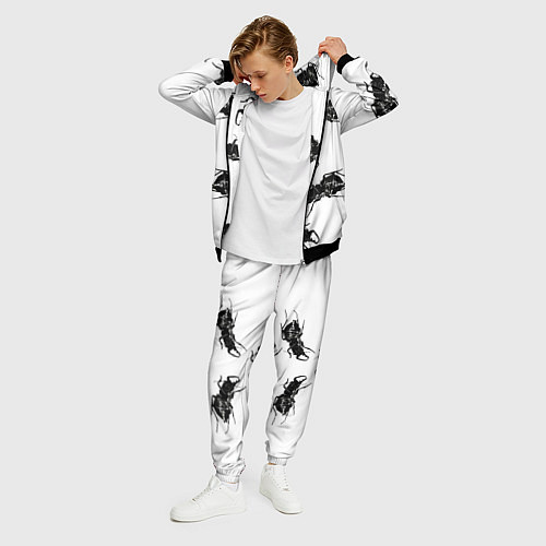 Мужской костюм Mezzanine / 3D-Черный – фото 3