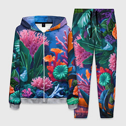 Костюм мужской Подводные кораллы, цвет: 3D-меланж