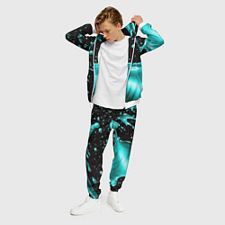 Костюм мужской Разрыв голубой краски, цвет: 3D-белый — фото 2