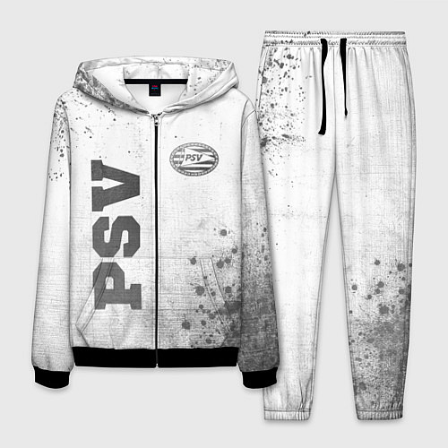 Мужской костюм PSV - white gradient вертикально / 3D-Черный – фото 1