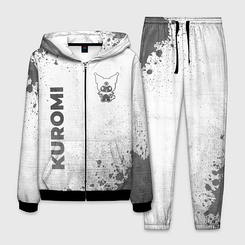 Мужской костюм Kuromi - white gradient вертикально / 3D-Черный – фото 1