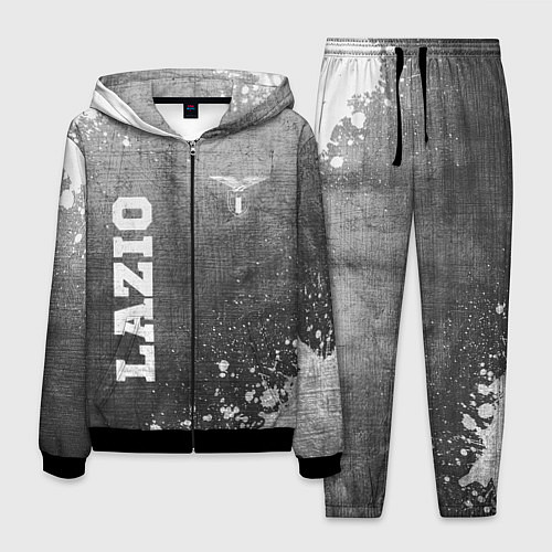 Мужской костюм Lazio - grey gradient вертикально / 3D-Черный – фото 1