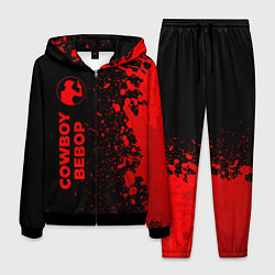 Костюм мужской Cowboy Bebop - red gradient по-вертикали, цвет: 3D-черный