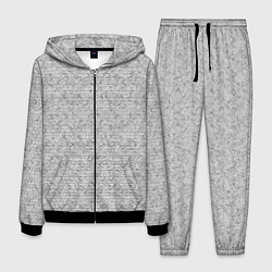 Костюм мужской Текстура в тонкую полоску серый, цвет: 3D-черный