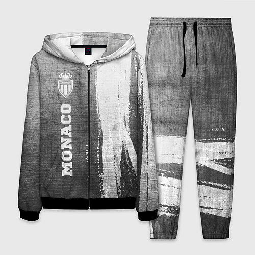 Мужской костюм Monaco - grey gradient по-вертикали / 3D-Черный – фото 1