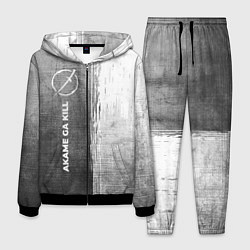 Костюм мужской Akame ga Kill - grey gradient по-вертикали, цвет: 3D-черный