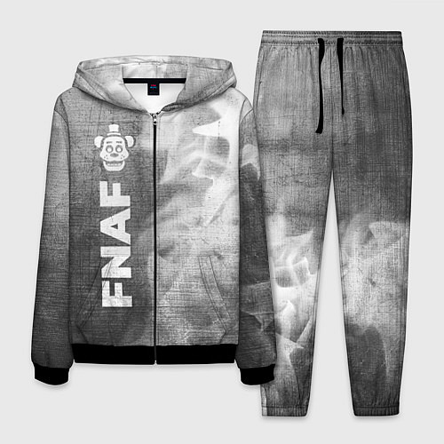 Мужской костюм FNAF - grey gradient по-вертикали / 3D-Черный – фото 1