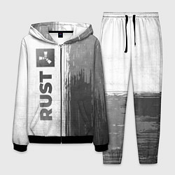 Мужской костюм Rust - white gradient по-вертикали