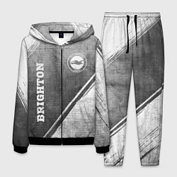 Костюм мужской Brighton - grey gradient вертикально, цвет: 3D-черный