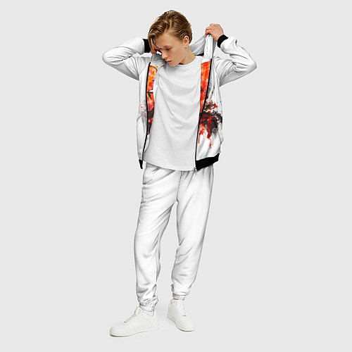 Мужской костюм Дэдпул краски / 3D-Черный – фото 3