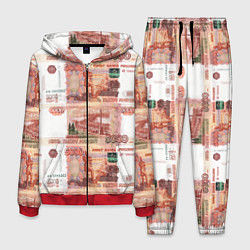 Костюм мужской 5 000 рублей, цвет: 3D-красный