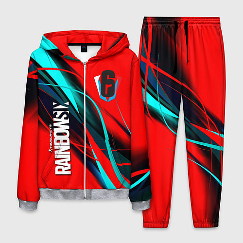 Мужской костюм Rainbow six геометрия полосы / 3D-Меланж – фото 1