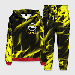 Костюм мужской Opel огненный стиль, цвет: 3D-красный