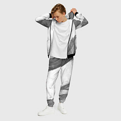 Костюм мужской Leicester City - white gradient вертикально, цвет: 3D-черный — фото 2