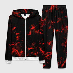 Костюм мужской Color red black, цвет: 3D-белый