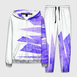 Мужской костюм Color white purple