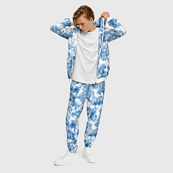 Костюм мужской Абстрактные деревья и облака- лесной паттерн аквар, цвет: 3D-белый — фото 2
