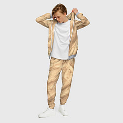 Костюм мужской Бежевая текстура каменная мрамор, цвет: 3D-меланж — фото 2