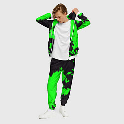 Костюм мужской Portal черный дым, цвет: 3D-белый — фото 2