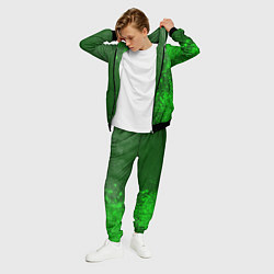 Костюм мужской Barcelona - green gradient по-вертикали, цвет: 3D-черный — фото 2