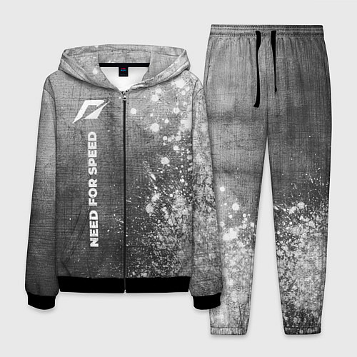 Мужской костюм Need for Speed - grey gradient по-вертикали / 3D-Черный – фото 1