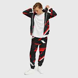 Костюм мужской Monster energy sport geometry, цвет: 3D-белый — фото 2